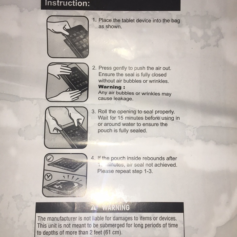 Waterproof  🏖Tablet Pouch - Picture 2 of 3